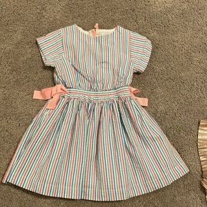 Seersucker striped dress